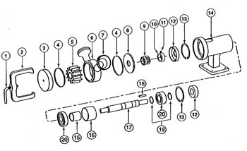 Wilevco Pump Part Replacement Key